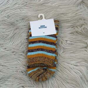 NWT Urban Outfitters Striped Knitted Boot Socks